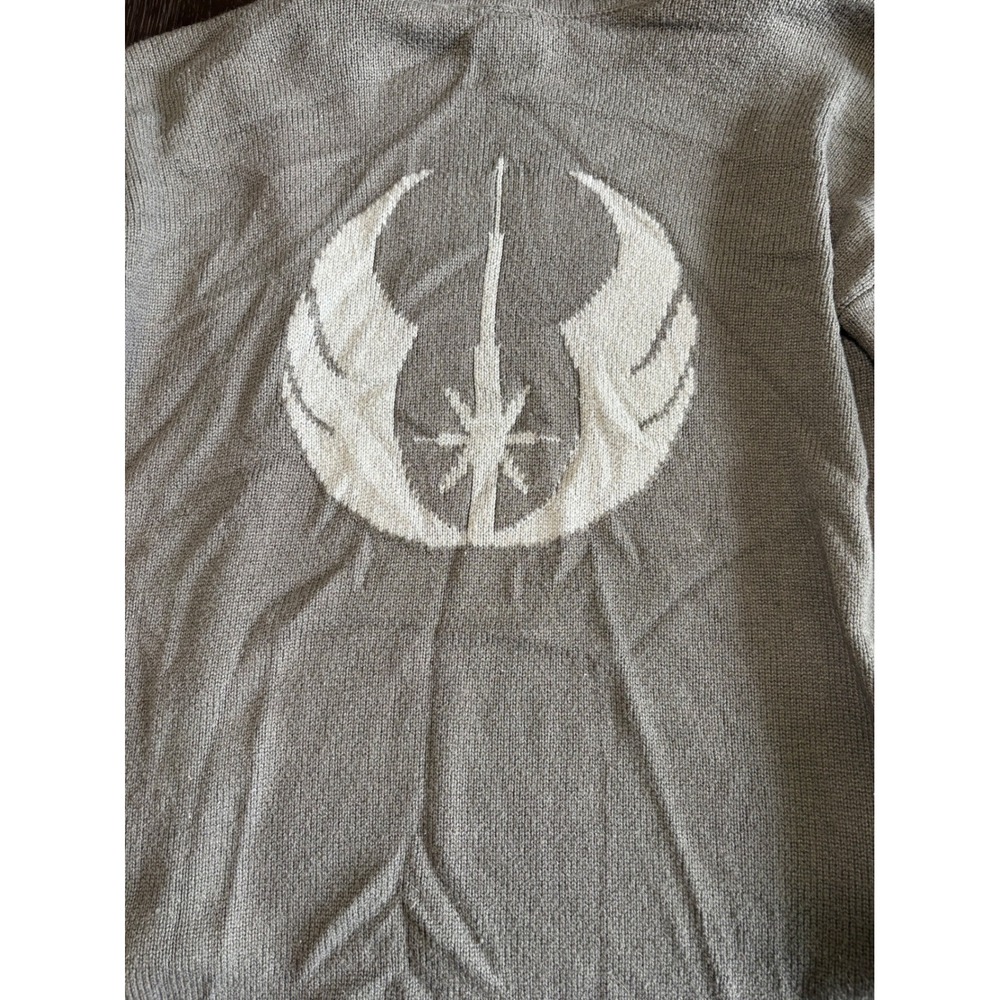 Her Universe Star Wars Cardigan Women 1X Gray Excellent Jedi Order Lightsaber